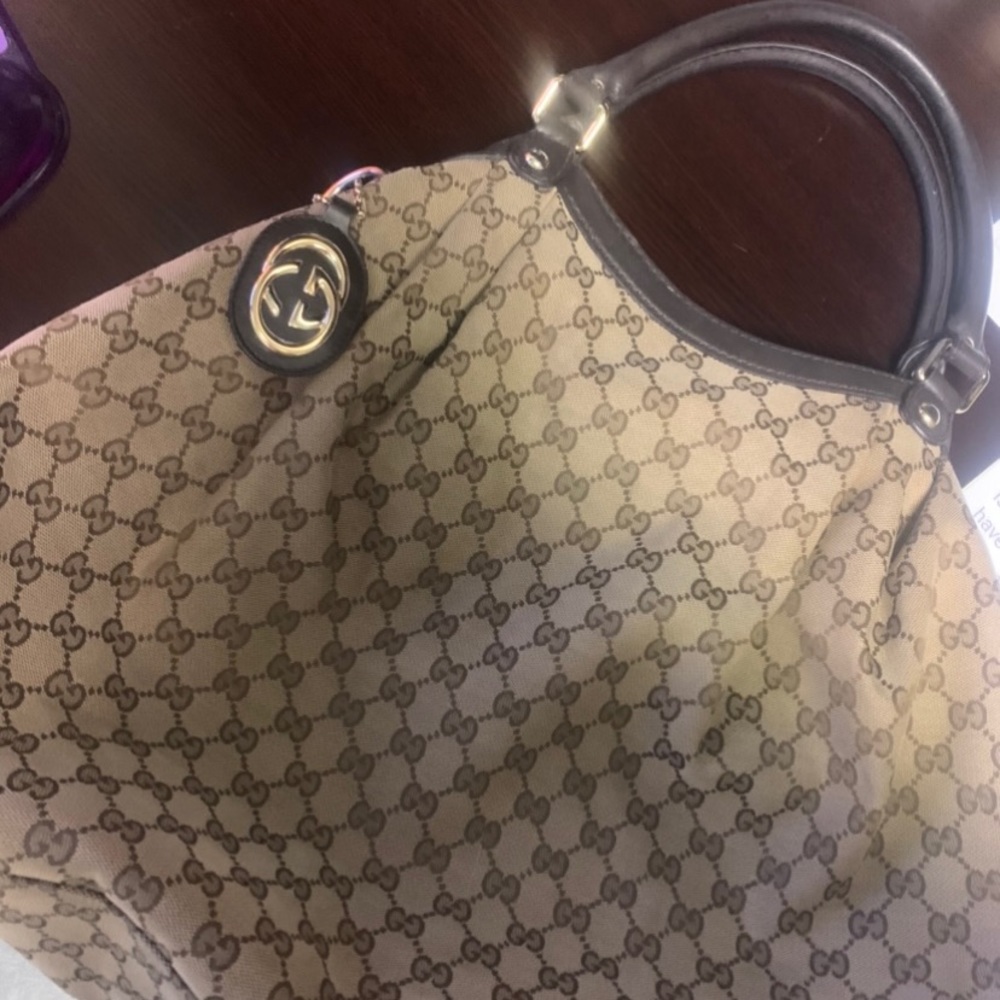 Large Brown/Tan Gucci Hobo bag